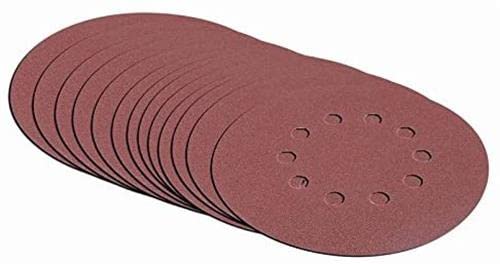 BIGP Schleifpapier Set 50 Stück - Klett-Schleifblätter Für Schwingschleifer 230x115 Mm Mit 14 Löchern