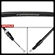 Frankberg 2x Handbremsseile Hinten Kompatibel mit Talento Kasten 296 NV300 Kasten X82 NV300 Kombi X82 Vivaro B Kasten X82 Trafic III Kasten FG Replace# 365312075R