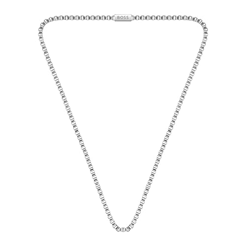 BOSS Jewelry Collier en Chaîne Homme en acier inoxydable maillons robustes