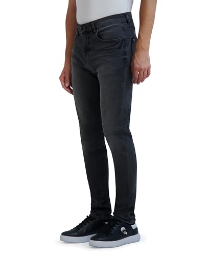 KARL LAGERFELD Men's Stretch Everyday Denim Pant3