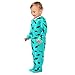 Emelivor Sharks Blue Baby Newborn Pajamas Outfits Footie Long Sleeve Romper Pjs for Boy Girls Kids