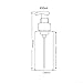 Imagen de Dispensador de jabón líquido compacto de 650 ml