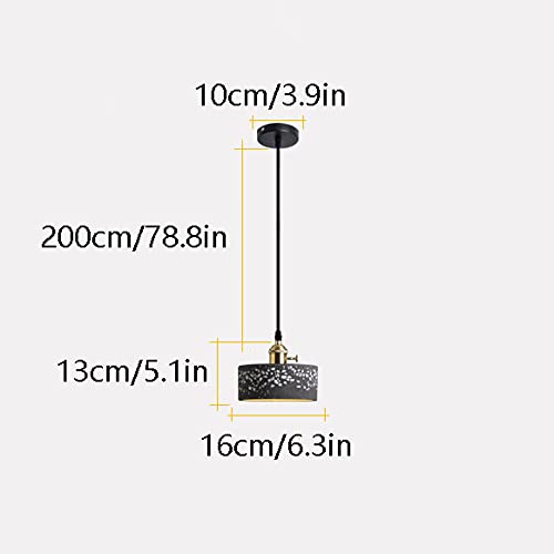 Suspension ciment multicolore 16cm style nordique moderne