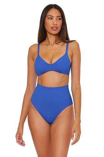 BECCA Women's Color Code Reversible Bikini Top, Adjustable, Tie Back, Swimwear Separates3