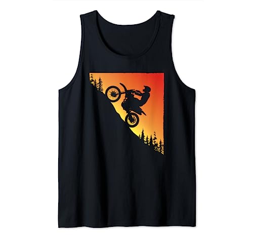 Dirt Bike Motorcycle Hill Climb Motocross Tank Top