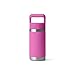 YETI Rambler Jr. 12 oz Kids Bottle, with Straw Cap, Wildflower Fuchsia