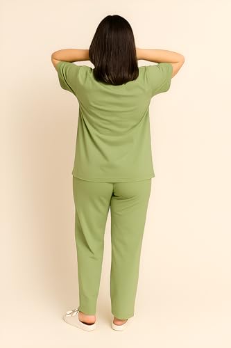 Image of My Swag Womens Printed Nightwear Set | Printed T-Shirt & Lower Set for Womens&Girls