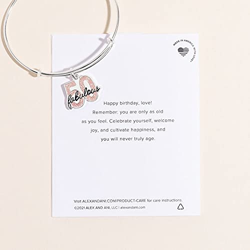Alex and Ani 'Fabulous 50' Charm Bangle4
