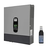 DATOUBOSS 11KW Solar Hybrid Wechselrichter 48V Reiner Sinus Wechselrichter mit 150A MPPT Solarladeregler,Unterstützt Batterielosen Betrieb,BMS-Schutzsystem,für 48V Lithium Batterien,mit WiFi-Modul