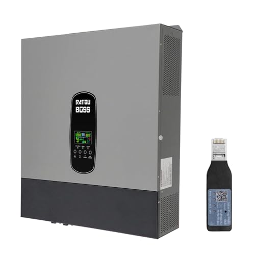 DATOUBOSS 11KW Onduleur Hybride 48V,Onduleur Solaire Hybride 48v,Prend en Charge la Connexion Parallèle et Fonctionnement sans Batterie,150A MPPT,pour Batteries...