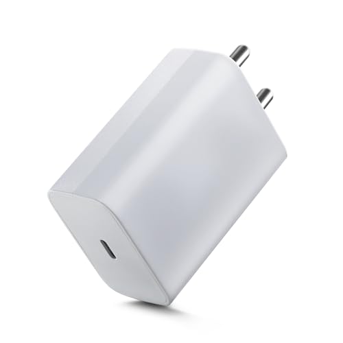 Image of Lava 33W Type C Fast Wall Charger with PD Technology | Fast Charging Compatible with iPhone, iPad, Lava, Samsung Galaxy, Redmi, Mi, Oppo and Other Android Devices with PD 3.0 | Premium Design (White)