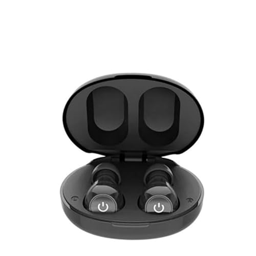 Image of Balson AK-6812 Mini Rechargeable Hearing Sound Amplifiers for Old Age - Smart Noise Reduction, Easy Push Button Operation, and Stylish Ergonomic Design (Black)