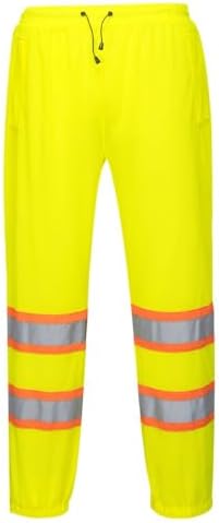 Portwest US386 Hi Vis Safety Work Mesh Over Pants with Reflective Tape ANSI, LXL