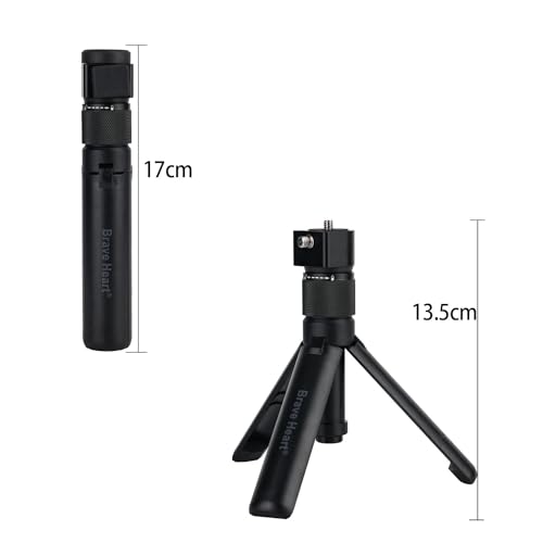 Image of Bullet Time Handle Tripod Multi-Functional Tabletop Fold Tripod for insta360 X5 /X4 Insta 360 X3,ONE RS,GO 2,ONE X2,ONE R,ONE X ONE RS Sport Camera Accessories (Mini Tripod)