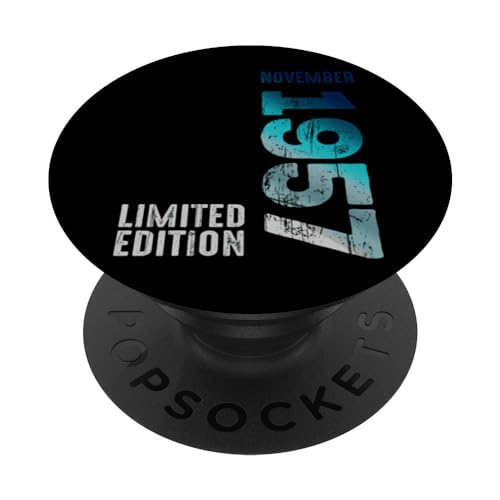 Noviembre de 1957 Año 1957 Retro 1957 Vintage Edición Limitada PopSockets PopGrip Intercambiable