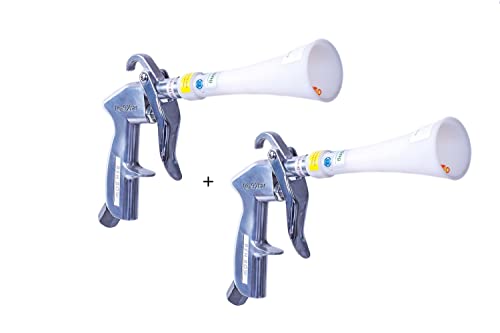 BenBow 2 x Classic Dry Compressed Air Blow Gun, powerful blow gun with whirlwind effect