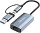 USB C auf Ethernet Adapter, USB 3.0 auf RJ45 Gigabit Ethernet LAN 1000 Mbps Netzwerkadapter, Ethernet auf USB Typ-C 10/100/1000Mbps Netzwerk Adapter für Windows XP/MacBook/Linux/Vista usw