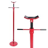 BISupply Steel Under Hoist Jack Stand Car Lift - 1000lbs Limit Pole Jack Transmission Stand Engine Lift Underhoist Stand
