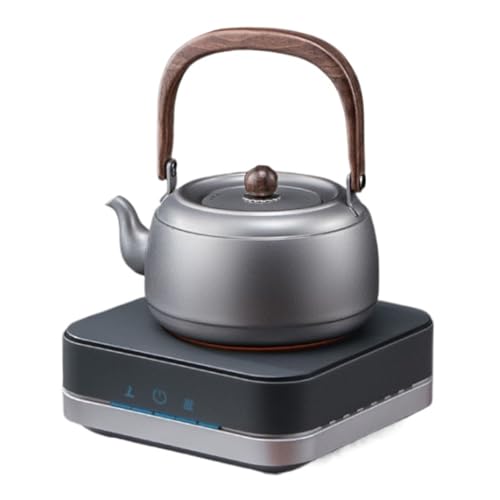 Teiere elettriche in Ceramica, teiera, Set da teiera con Getto di Vapore, Set da teiera, for preparare Il tè a casa Durante Il Campeggio, Completamente Automatico