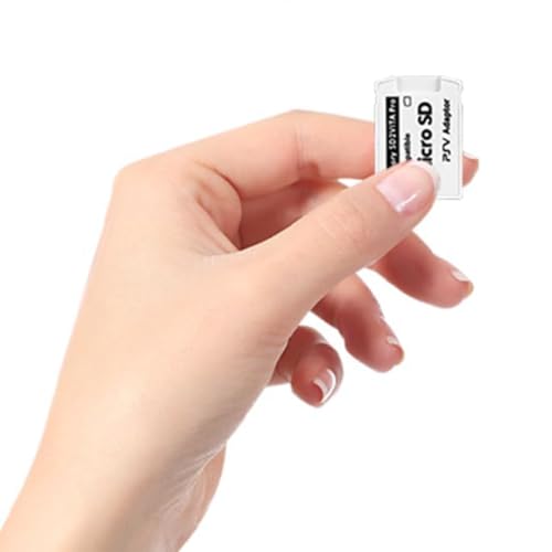 Sarini PS Vita 5.0 SD-Speicherkartenadapter, Kartenhalter, Memory Stick-Konvertierungshülle für PS Vita 1000 2000, kompatibel mit HENkaku Enso System, einfaches Einschieben und Aufklappen