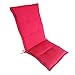 ACCZ 56-Zoll-Gartenstuhl-Kissen mit hoher Rückenlehne, Outdoor-Stuhl-Ersatz, rutschfest, zusammenklappbar, mit hoher Rückenlehne, Terrassenstuhl-Sitzpolster-Matte, für Indoor-Outdoor-Bank (Red)