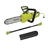 Sun Joe SWJ805E 6 Amp 2-in-1 Convertible Electric Telescoping Pole Chain Saw