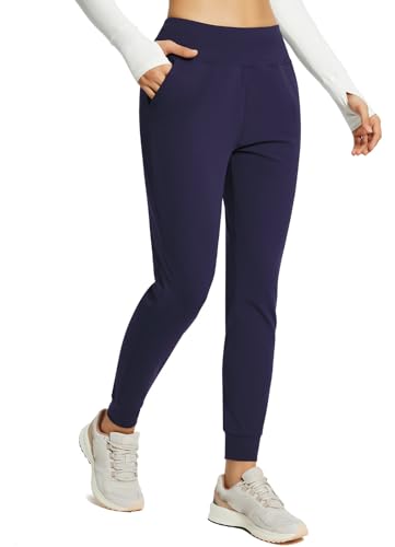 Image of BALEAF Women's Fleece Lined Joggers Water Resistant Thermal Hiking Pants Sweatpants Track Pants Winter Clothes Running Gear