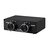 3 to 3 RCA Audio Signal Switcher, Power Amplifier Selector Switch 3 in 3 Out, for CD Players, Radios, Decoders, Power Amplifiers, and Active Speakers (RCA 0303GL)