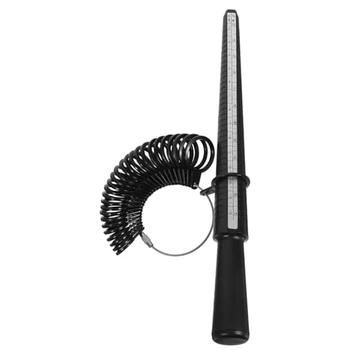 PartyKindom 1 Set of Jewelry Measuring Tools Ring Sizer Set Ring Sizer Gauge Tool Marked Ring Sizer Jeweler Sizer Mandrel Gauge Tool Finger Ring Size Measuring Gauge