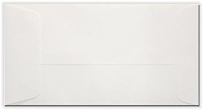 LUXPaper Open End Envelopes | Peel & Press | 6 x 11 1/2 | White | 70lb. Text | 250 Qty