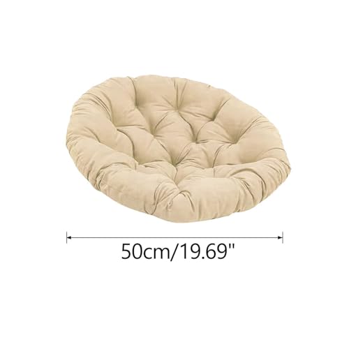 Cojín Egg para silla soluciona el asiento duro de tu butaca colgante caqui 4