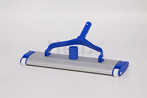 Helix 13.5 inch Aluminum Weighted Swimming Pool Vacuum Head on Wheels, All Type of Pool Floor Cleaner, Suction Sweeper, Swimming Pool Maintenance Cleaning kit Tool Item-image-18