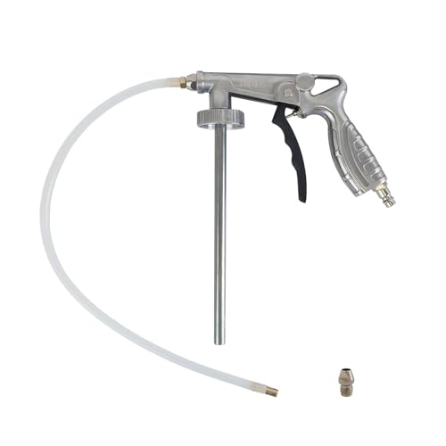 Druckluft Unterbodenschutzpistole Hohlraumpistole Betriebsdruck 4-6 bar mit Schlauch Spritzpistole für Unterbodenschutz + Hohlraumversiegelung TRUTZHOLM