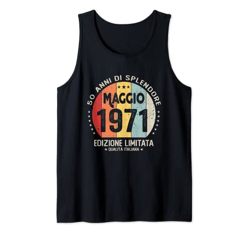 Vintage Mayo 1971 - Regalo de 50 cumpleaños para mujer Camiseta sin Mangas