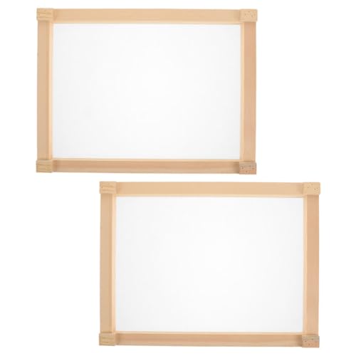 SWETRACE Stapelbares Trockengestell Rechteckiges Netz 2 Stück für Kräuter Gemüse Teeblätter und Trockenblumen mit Feinem Maschengewebe für Küche und Terrasse