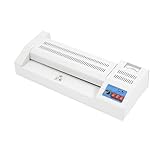 TENNIEX Laminiergerät, 32,6 cm Thermo-Laminierung mit 4 Rollen, A3/A4 Desktop-Laminatmaschine für Heimbüro