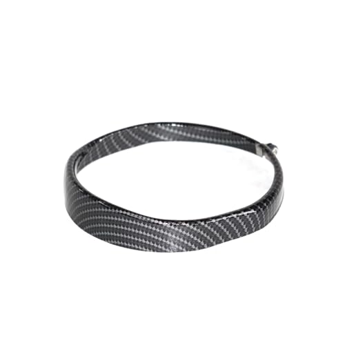Carbon look Generico Boita 2.0 Ghiera cornice faro anteriore Vespa 50-125 Primavera ET3 Carbonio Nero Lucido