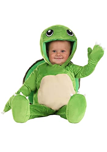 Disfraz Bebé Tortuga Verde 9-12 Meses miniatura 2