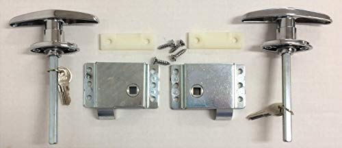Vintage Technologies RV Trailer Double T Handles & Slam Latches DL11