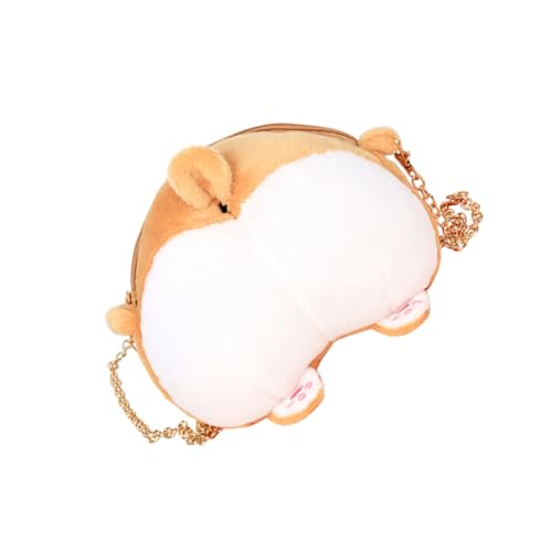 Sac bandoulière fesses de corgi peluche créatif fille nouvel an