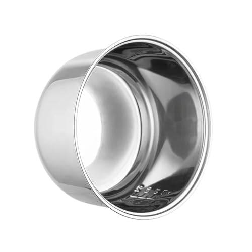 Quixpszto Olla arrocera Interior de Acero Inoxidable de Grado alimenticio A14E, Compatible con el Recipiente Interior de Repuesto Zojirushi NS-WAC18
