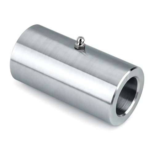 Tail Wheel Fork Tube Mount Bushing with Zerk Fitting Compatible with Bush Hog Squealer Rotary Cutter SQ36 SQ42 SQ84 SQ84T SQ720 Fits 1-1/4 Caster York Weldment Tailwheel Weld-On