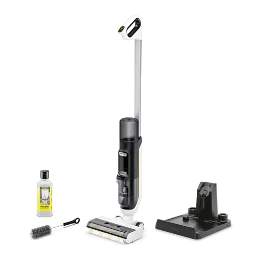 Kärcher Saugwischer FCV 3 Natural N, kabelloser Saugwischer mit 3 Reinigungsmodi, Akkulaufzeit: ca. 30 min, Flächenleistung pro Akkuladung: ca. 130 m², inkl. natürlichem Bodenreiniger