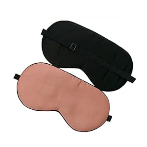 Silk Sleeping Eye 1 Stuk Natural Silk Eye Shading Soft Eye Travel Relaxation Assisticable (Color : Dark Pink)