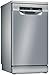 Bosch SRS4HMI61E Serie 4 Geschirrspüler Freistehend, 45 cm breit, Besteckschublade, Silence Programm besonders leise, Extra Trocknen auf Knopfdruck, IntensivZone mit starkem Sprühdruck