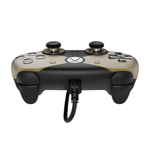 Hyperkin The Competitor Wired Controller for XBOX Series X|S, XBOX One & PC with Hall Effect Joysticks & Impulse Triggers; Symmetrical Layout & Precision D-Pad - Officially Licensed XBOX - Midas Touch (Gold) by Hyperkin - Image 2