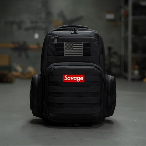 Savage Patch Iron On/Sew On, 4 in - Fully Embroidered Cool Patch by PatchClub