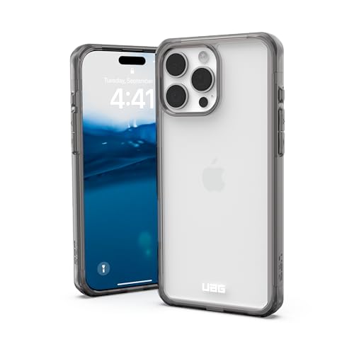 Image of Urban Armor Gear UAG Plyo Rugged Lightweight Slim Shockproof Clear Protective Cover Compatible with iPhone 16 Pro Max (6.9-Inch) (2024) - Ash