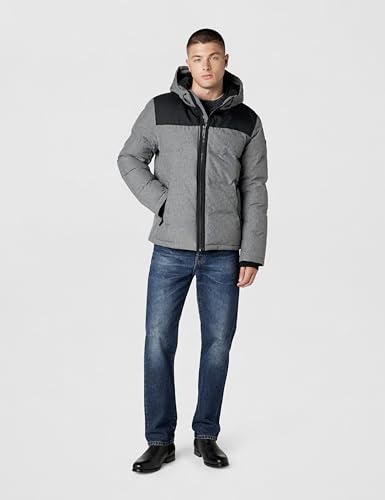 Image of DKNY Men's Mixed Media Quilted Puffer Jacket