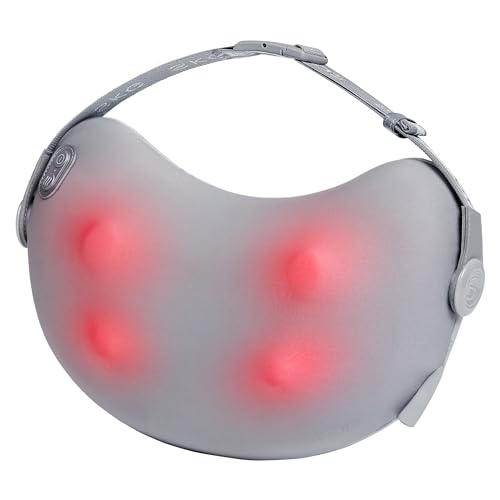 SKG Appareil de massage Shiatsu T1-2 PRO - Coussin de massage pour la nuque, les épaules, le dos -...
